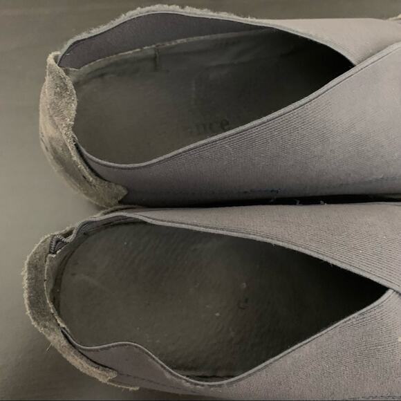 Sundance Embroidered Bloom Womens Flats Blue Gray - Picture 4 of 7